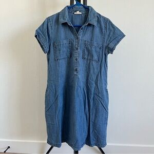 Maison Jules Denim Shift Dress